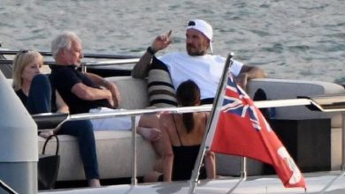 The Beckhams renewed themselves on a luxury yacht