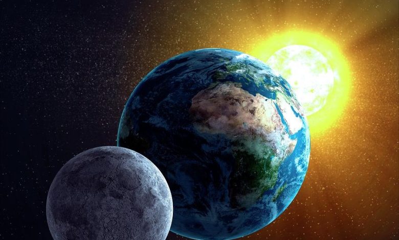 “Rope pulling” between Earth, Moon and Sun can cause tectonic plates to move