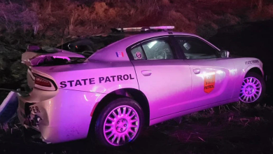 Patrol car involved in a crash in Council Bluffs, Iowa State Patrol trooper injured among two other people