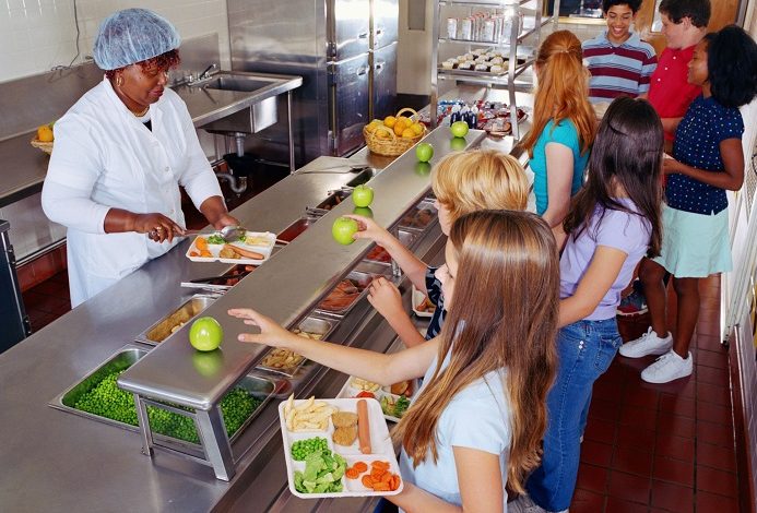 Money provided by the federal and state departments of agriculture, Iowa schools to serve more locally grown foods in cafeteria meals