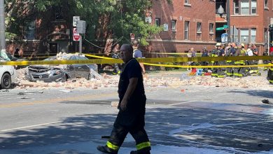 Explosion in Chicago’s Austin neighborhood injured at least eight people, nearby building collapses