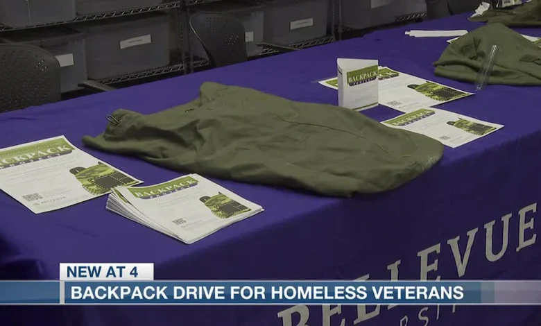 Siena Francis House and Bellevue University launch an annual backpack drive to assist homeless veterans