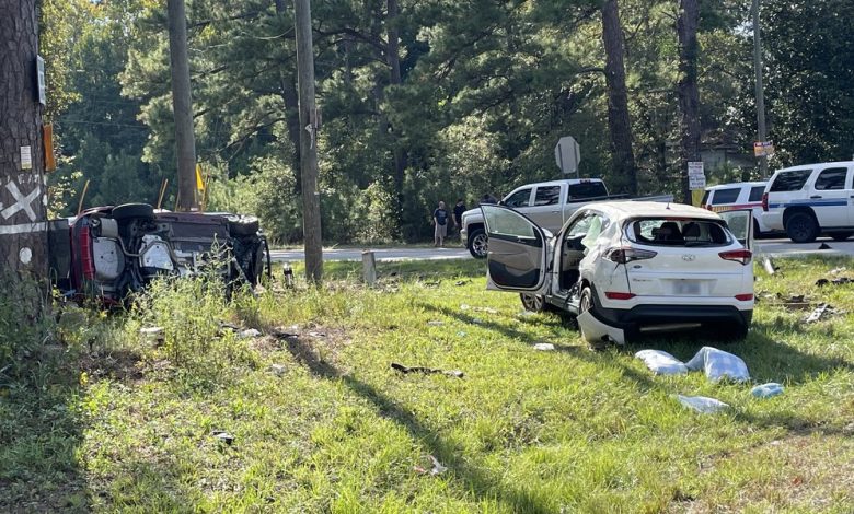 Saturday afternoon crash in the Berkeley County area, several people injured