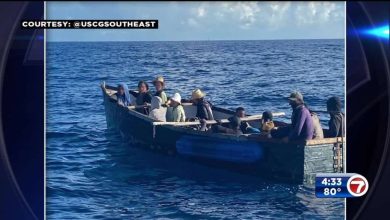 At least ten Cuban migrants were stopped in Florida Keys, US Coast Guard says