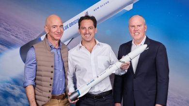 Jeff Bezos’ Blue Origin rocket failed a minute after launch on Monday