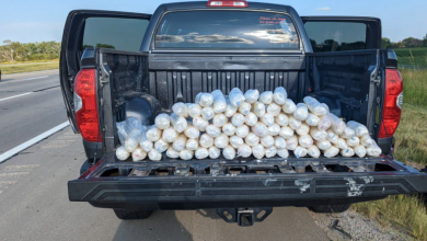 Lancaster County Sheriff’s Office deputies found roughly 0,000 worth of methamphetamine in a truck during a traffic stop on Monday