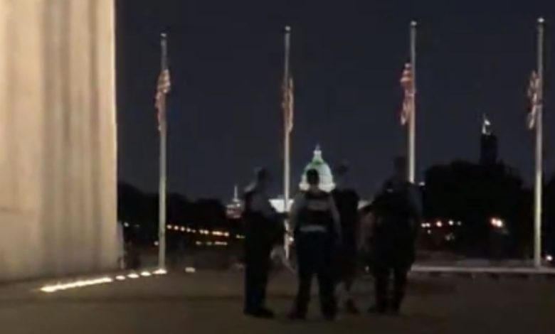 Washington Monument has been severely damaged Tuesday night, the suspect accused was arrested, police