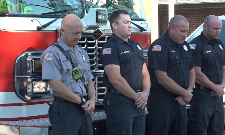 Omaha Fire Department stations held one minute silence to remember 9/11