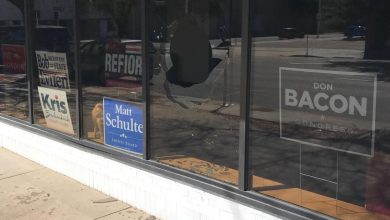 Lincoln Police say the headquarters of the Nebraska Republican Party was vandalized yet again, estimated damage less than ,000