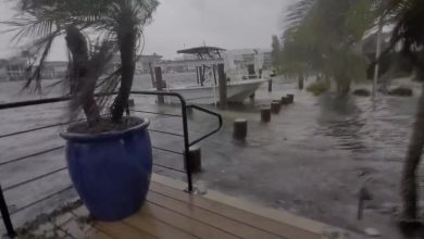 Coppell resident who has a second home in Naples, Florida decided to ride out the storm