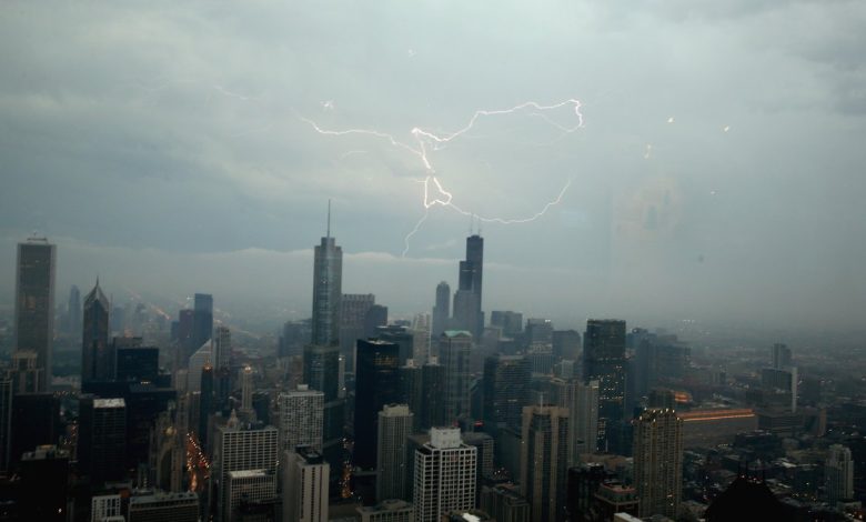 Chicago to be hit by severe storms by Tuesday afternoon and even hours