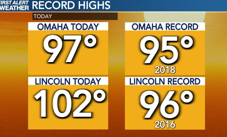 Omaha and Lincoln residents have just experienced the highest recorder fall temperatures