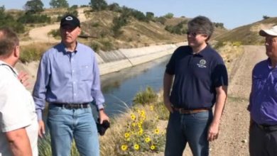 Nebraska Gov. Pete Ricketts made an unannounced visit to possible routes of the proposed Perkins County Canal this week