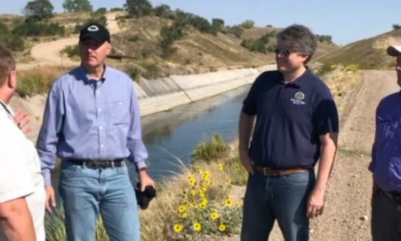 Nebraska Gov. Pete Ricketts made an unannounced visit to possible routes of the proposed Perkins County Canal this week