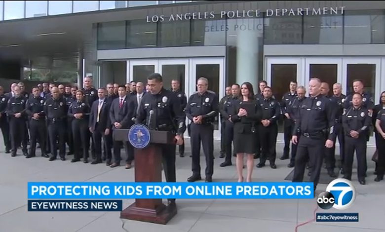 More than 140 people, internet predators, arrested by California officials soon after kids return to school