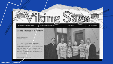 The Viking Saga, Northwest High School in Grand Island, Nebraska student paper, has been shit down