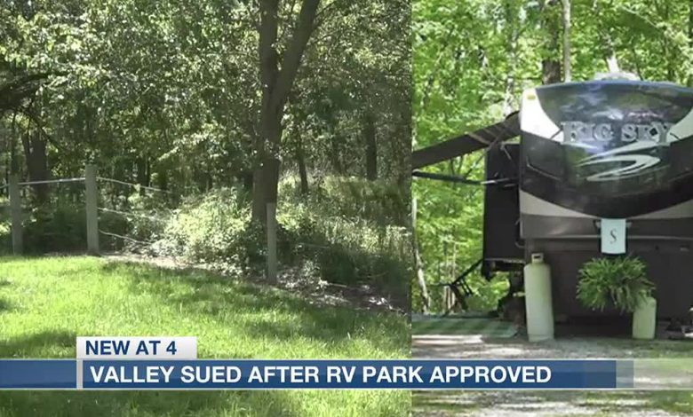 Valley residents filed a lawsuit against the city over a proposed RV park near the Platte River