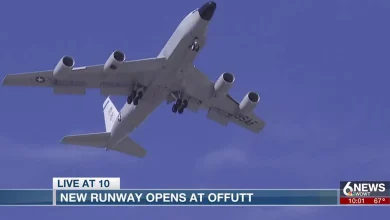 After 18 months of work, the Offutt Air Force Base is back open for business in Sarpy County