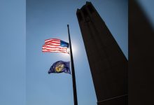 Flags at Omaha city facilities will be lowered in tribute to civic leader and Burlington Capital founder Mike Yanney